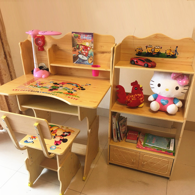儿童书桌 可升降学生写字桌台小孩套装课桌组合套装儿童学习桌椅