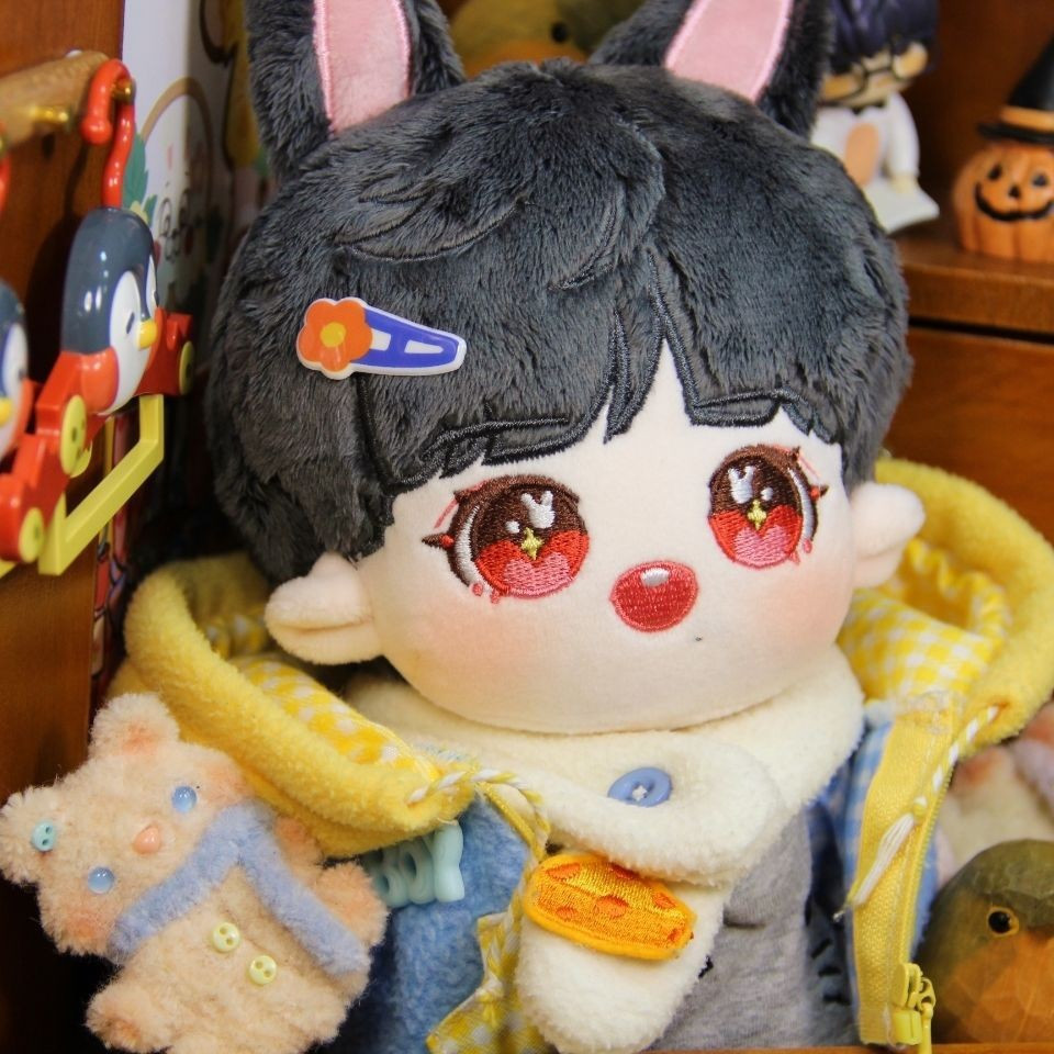 20厘米肖战玩偶人形公仔卡通q版明星同款棉花娃娃可爱毛绒应援礼