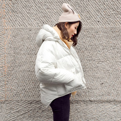 棉衣女短款2016冬装新款韩版羽绒棉服加厚学生面包服宽松连帽外套
