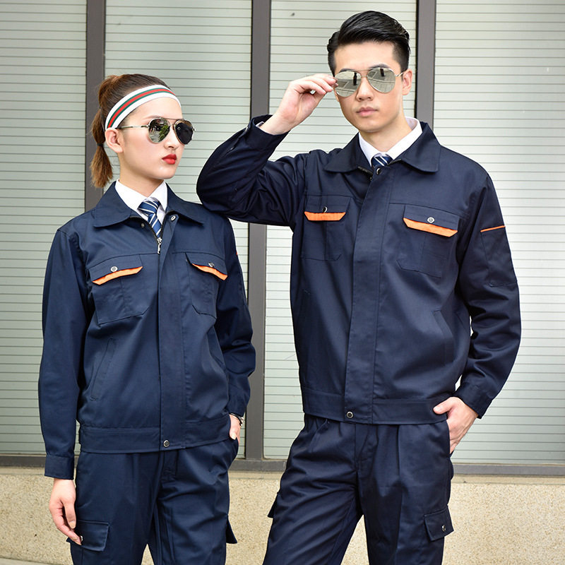 秋冬建筑施工监理工程服制服工厂车间员工工服汽车修理工装制服