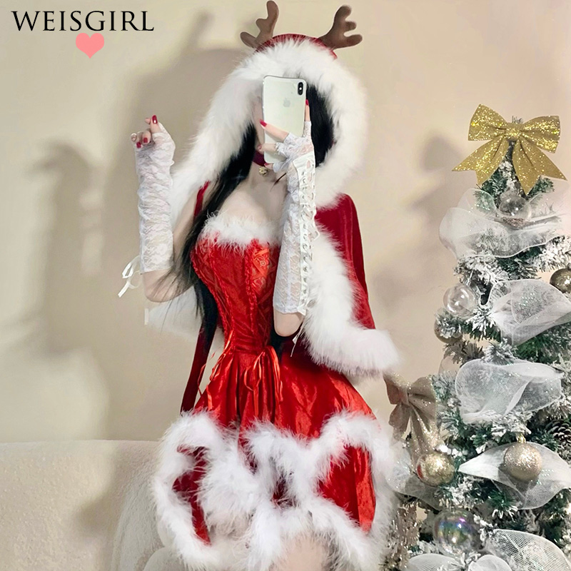 性感制服诱感女仆纯欲套装cosplay万圣节变装兔子猫女新年圣诞装