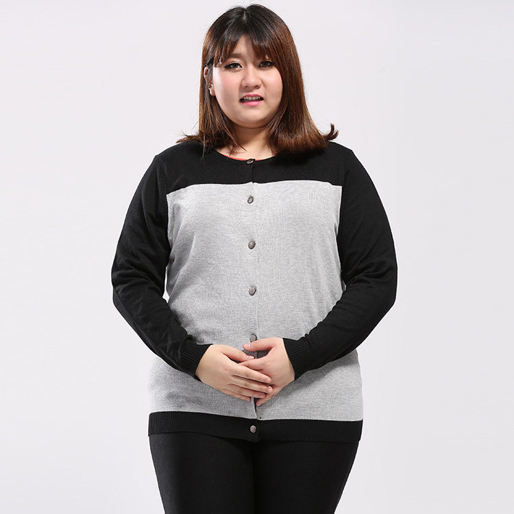 胖模特实拍大码女装