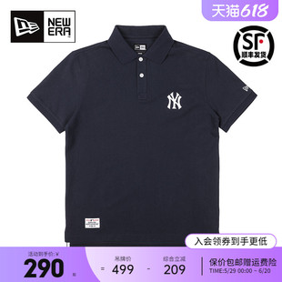 2024新款NewEra纽亦华男款潮时尚MLB洋基队短袖T恤POLO衫12848782