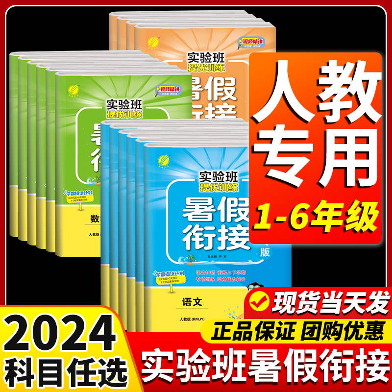 2024人教苏教版实验班提优训练暑