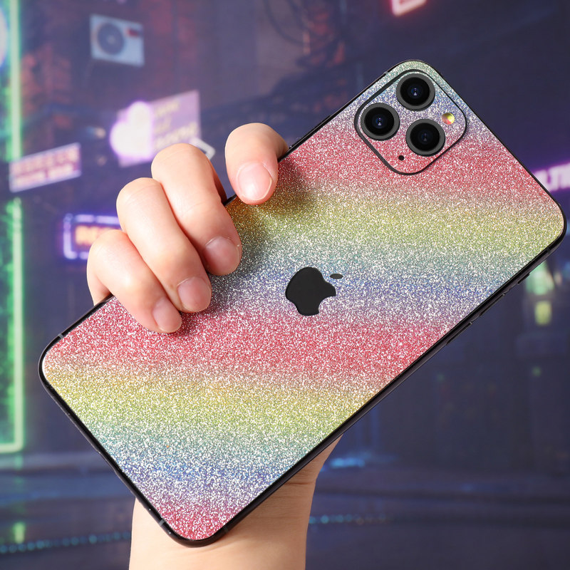 热销苹果7plus后膜 磨砂闪_苹果xsmax磨砂贴纸11pro后膜iphonexr手机