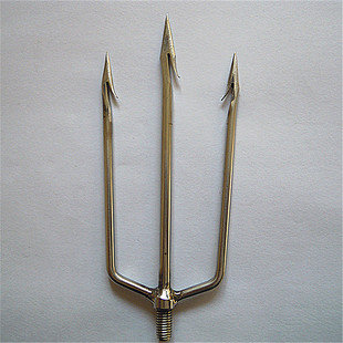 不锈钢鱼叉头螃蟹叉钢叉鱼叉渔具钓鱼垂钓装备用品鱼具钓具小配件