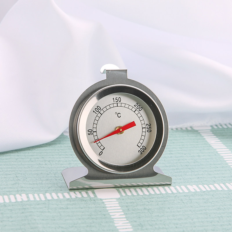 烤箱温度计 不锈钢家用坐式烘焙耐高温计温器 温度器机械测温器