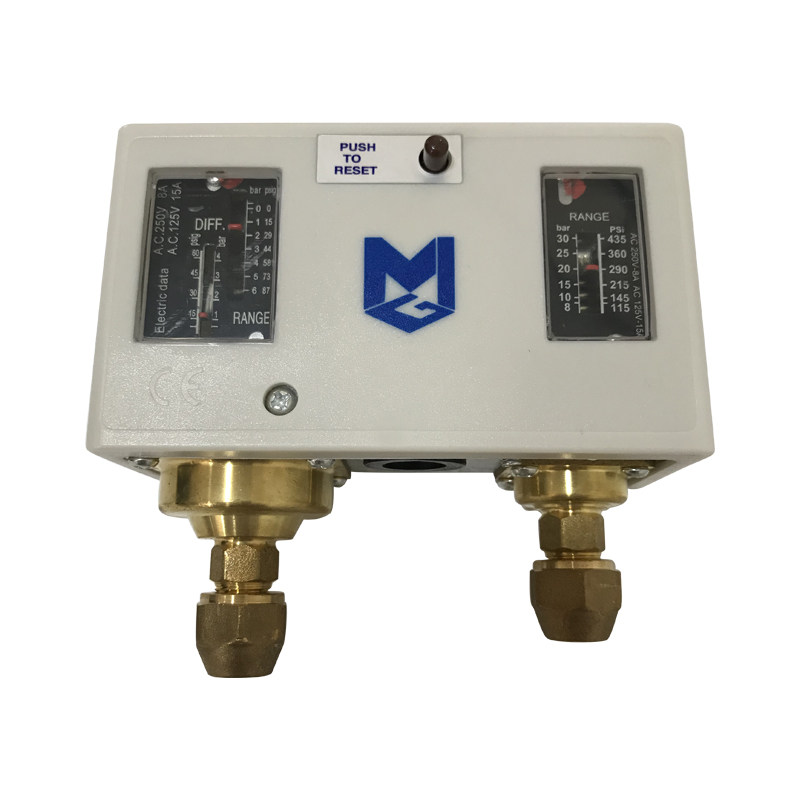 麦吉克控制器制冷空调冷库冷水机组压控高低压控制开关双手动自动