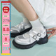 玛速主义2025年夏季新款厚底粗跟玛丽珍鞋休闲小皮鞋增高百搭单鞋