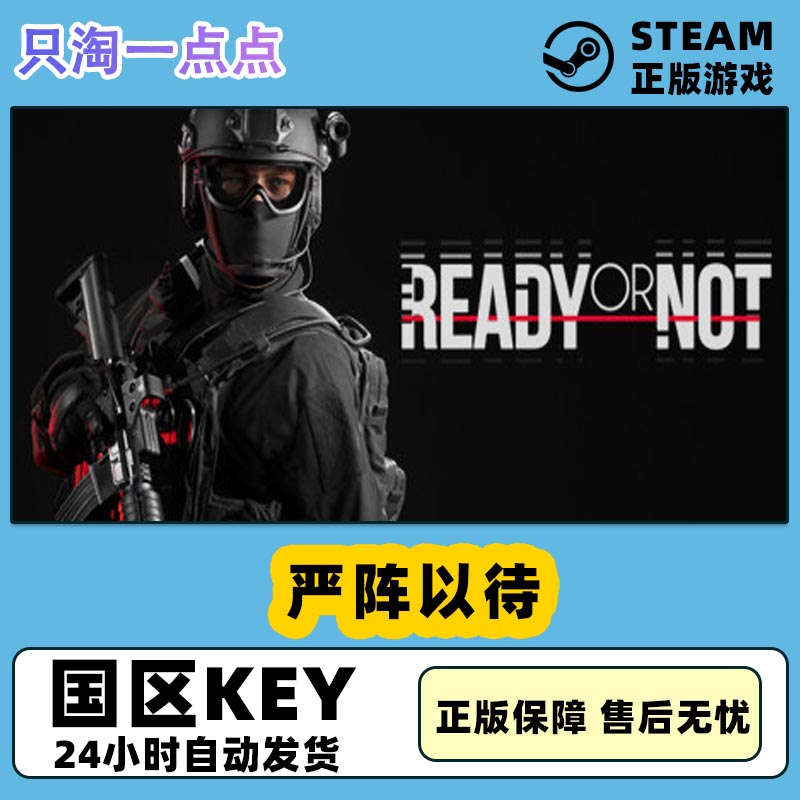 Steam 正版 国区KEY 严阵以待 Ready or Not 国区激活码现货秒发