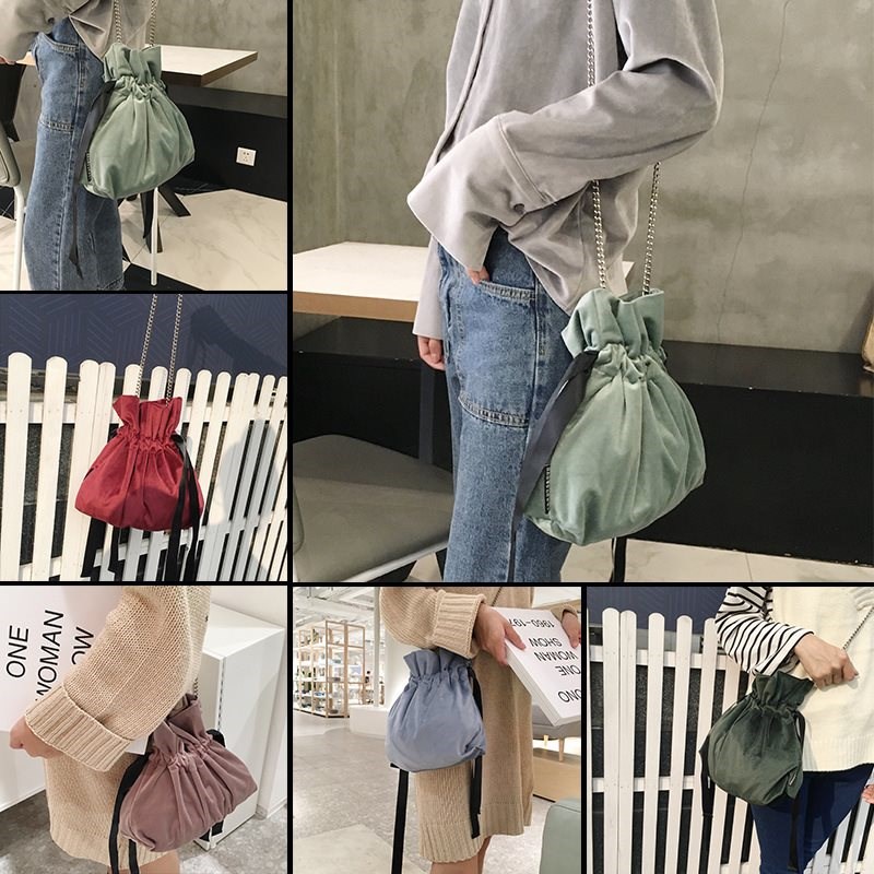 包邮SR01新品韩版斜挎小包丝绒链条包女单肩包百搭手提复古女西乡在类目 女装/女士精品, T恤中 - 来自Buy2taobao.com提供专业的淘宝代购服务