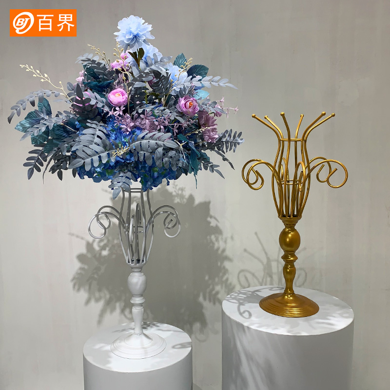 One hundred community new pattern Wedding celebration prop Iron art Table flower Floral organ wedding t Taiwan travel permit Site arrangement decorate flower arrangement Decorationin the Festive supplies/Gift , Wedding Themes/Props , travel permit category - from Buy2taobao.com to provide professional Taobao agent buy service