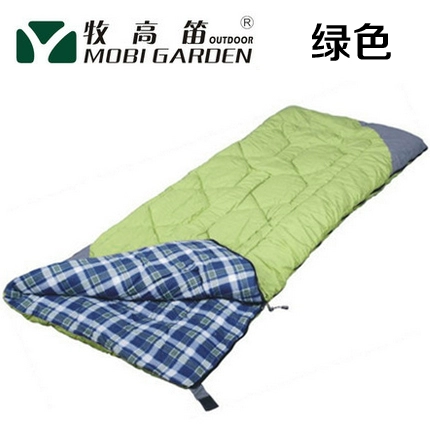 Mu Gaodi Xinyi Đi bộ đường dài và Cắm trại Ngoài trời Có thể được nối túi ngủ cotton phong bì dành cho người lớn 0 0 độ - Túi ngủ