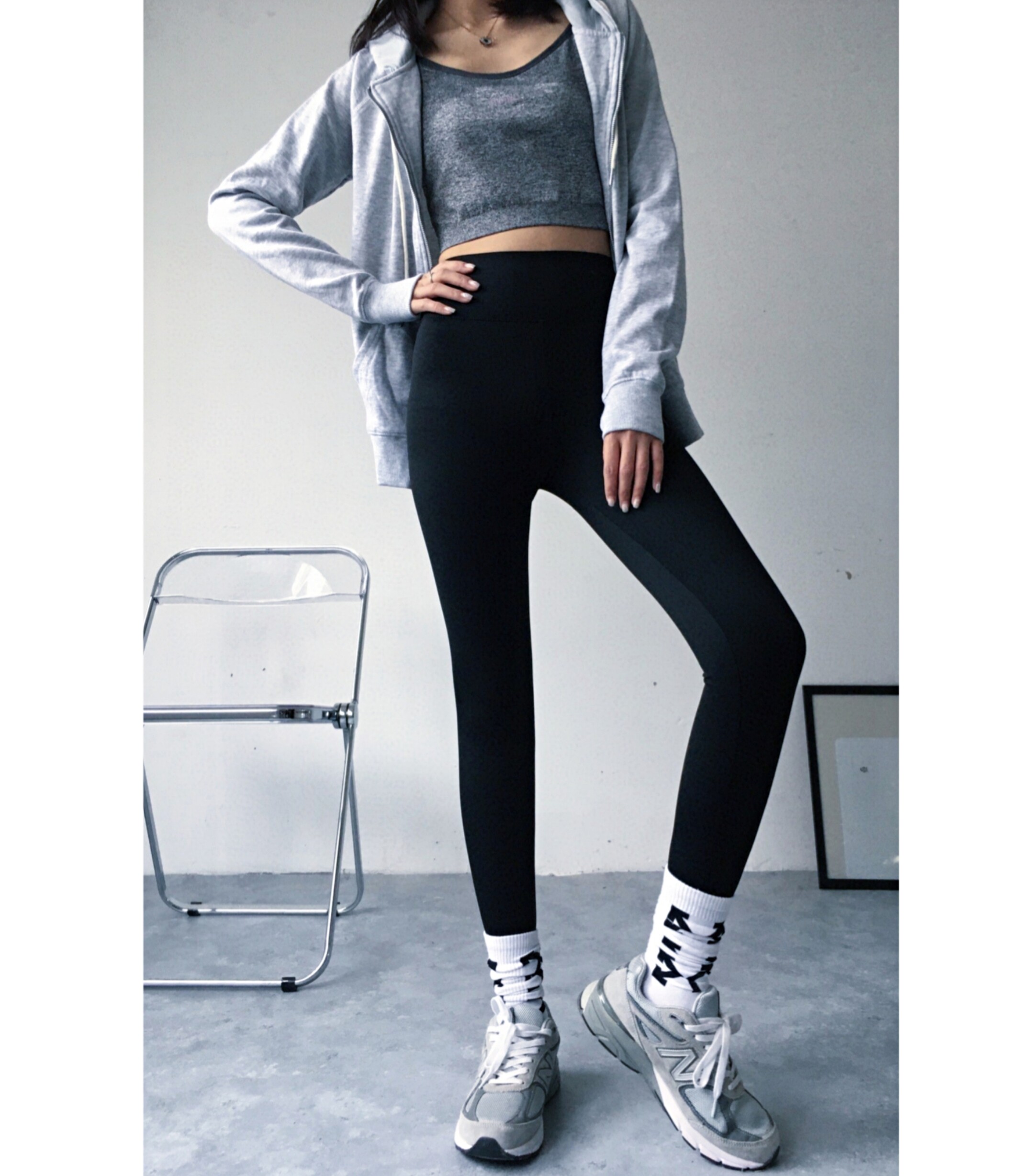 秋款新2色入高腰高弹压力瘦腿收腹提臀塑形打底外穿芭比裤女潮优惠券