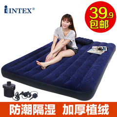 INTEX充气床垫 单人户外气垫床家用充气床加厚加大折叠床气垫床