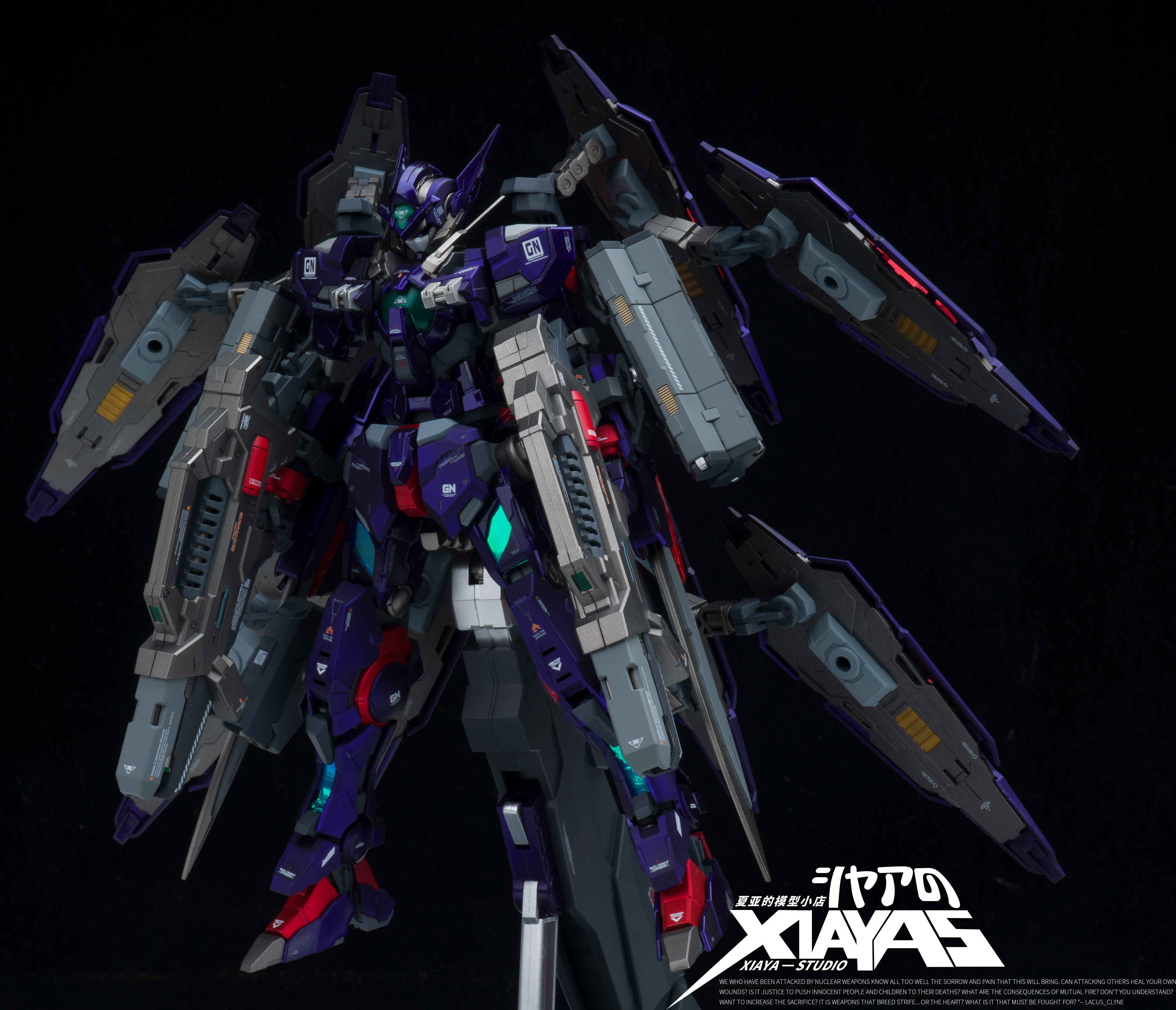 夏亚的模型小店 正义女神mg八盾全装备定制涂装代工喷涂成品