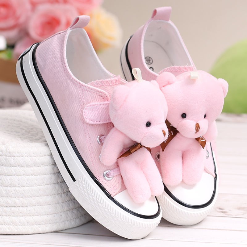 回力魔术贴帆布鞋女2022春季百搭可爱学生女生大童板鞋软底透气球