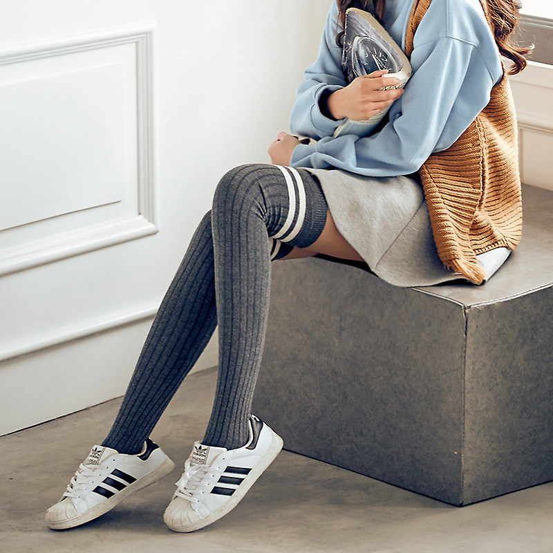 长腿袜子女韩国过膝盖长筒个性百搭日系学生长款韩版学院风高筒袜