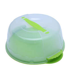 烘焙8-10寸蛋糕盒塑料 环保PP便携式手提 烘焙包装盒 生日蛋糕盒
