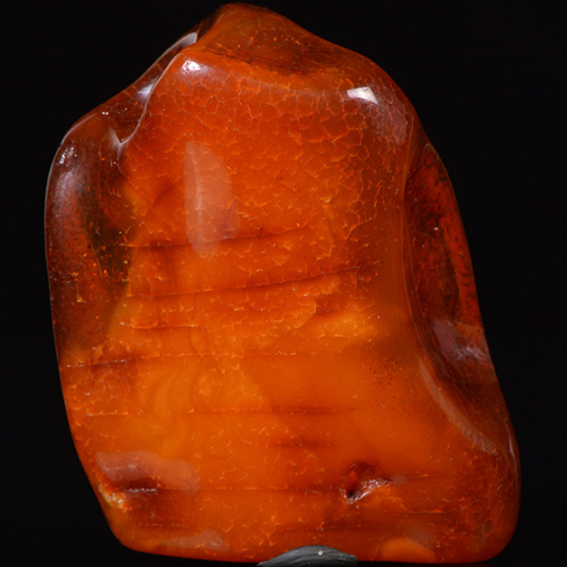 【23.59g】 天然海珀 金包蜜 原皮料把玩 原石c 51