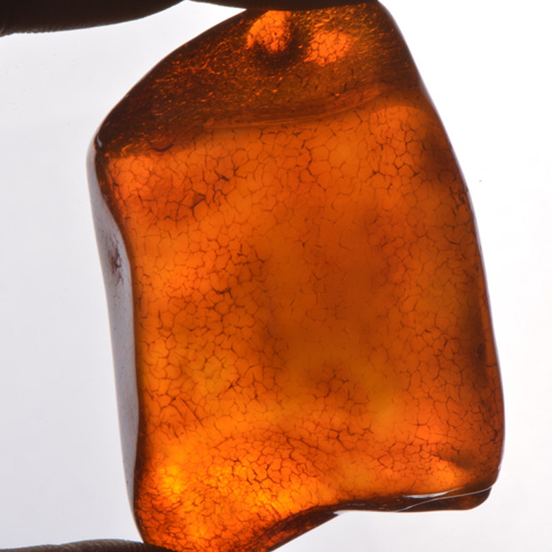 【25.41g】天然海珀 金绞蜜带皮原石 把玩全皮料c 52