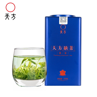 2024春茶新茶天方硒茶绿茶明前特级高山清香型安徽茶叶罐装200g