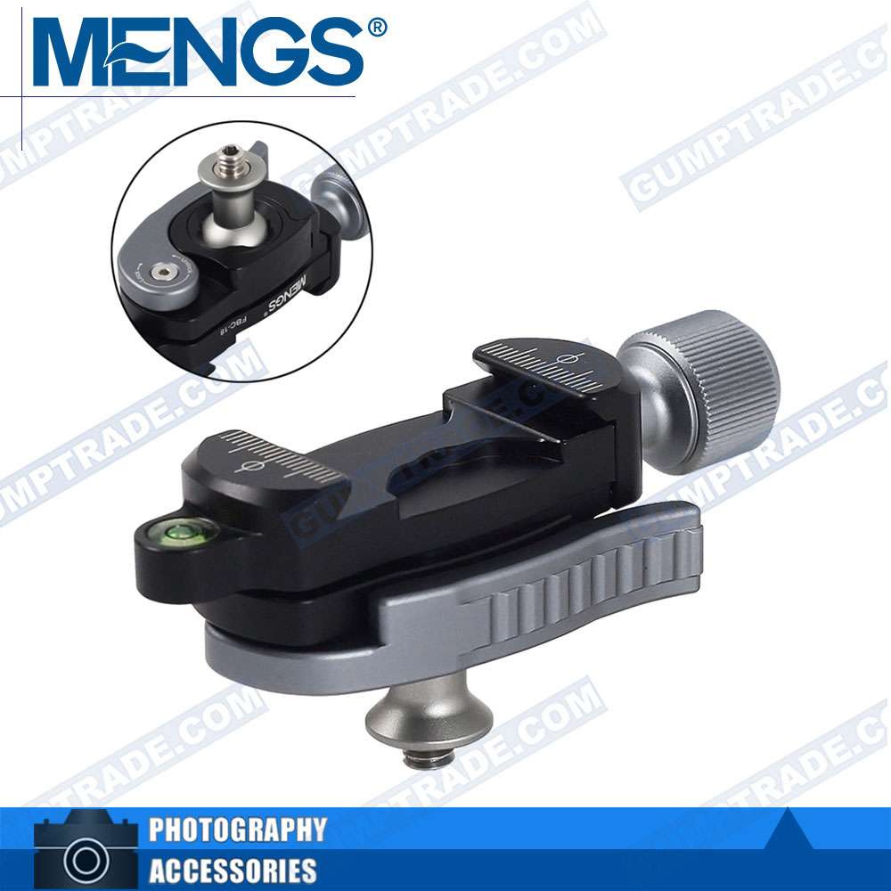 MENGS FBC-18 迷你型扳扣锁紧球形云台手机相机摄像机夹座配兔笼