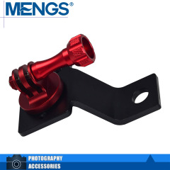 MENGS Motorcycle Aluminum Alloy Mount Bracket Base For Gopro