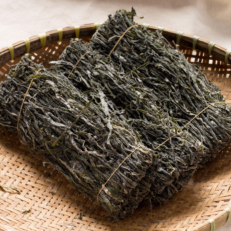 整箱干海带丝干货2500g 免洗特级野生烘干盐渍海带丝包邮
