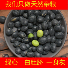 黑豆 农家自产 山东绿心绿芯黑豆500g 非转基因黑豆  大黑豆