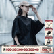 AOGZ设计感破坏风短袖T恤男女夏季2025新款重磅情侣破洞5分袖上衣