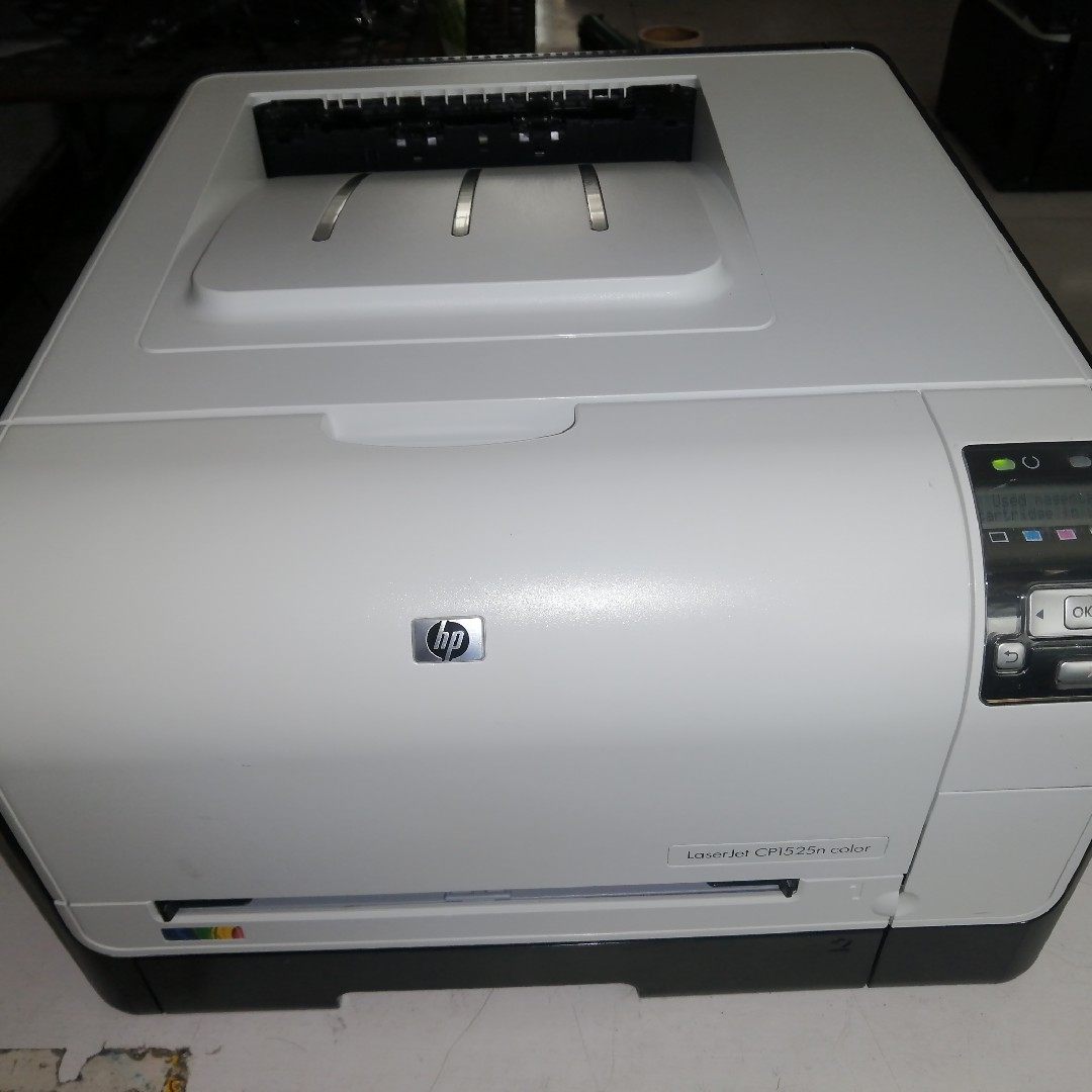 热销二手彩色激光打印机_二手惠普cp1525n彩色激光打印机 手机打印