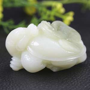 玉翠珠宝 - 和田玉拍卖,白玉,细润,好,玄武,挂件拍卖 - 阿里拍卖 –