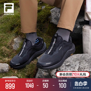 FILA 斐乐BOA WOLF男鞋跑步鞋2024春季新款户外旋钮健身运动鞋男