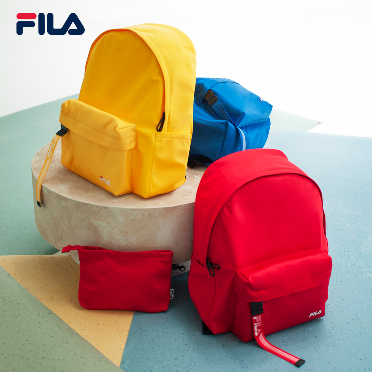 FILA 斐乐官方情侣款背包2019新品时尚学生双肩包马思纯ins同款包|msdalam kategori beg sukan/pakej luar/Fitting, Backpack - dari Buy2taobao.com untuk memberikan perkhidmatan ejen Taobao profesional membeli