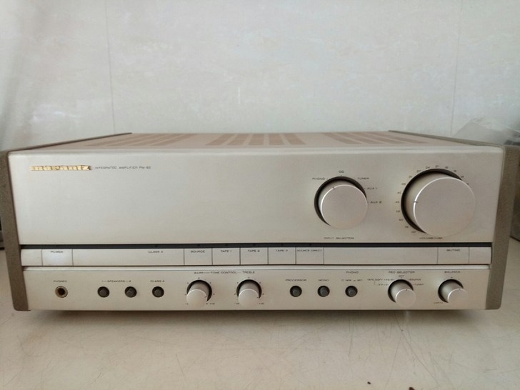 日本进口音响 马兰士pm80 纯功放机 hifi高端发烧合并功放大功率