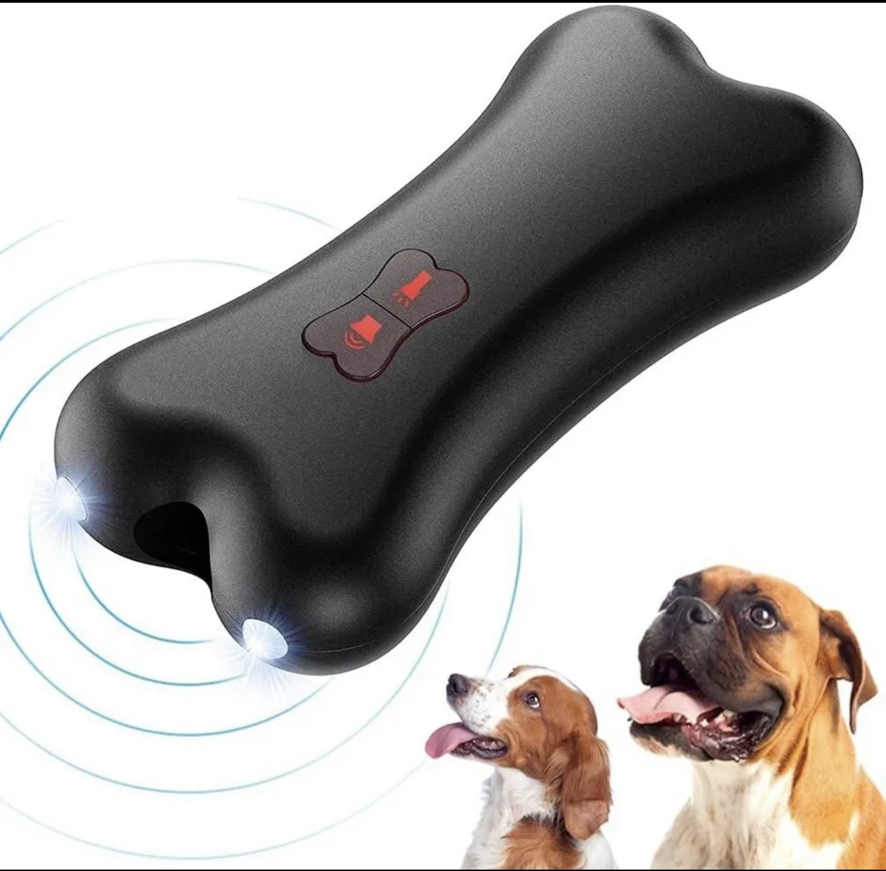 超声波自动止吠器训狗器室内外防狗叫神器大小型驱狗神器带照明灯