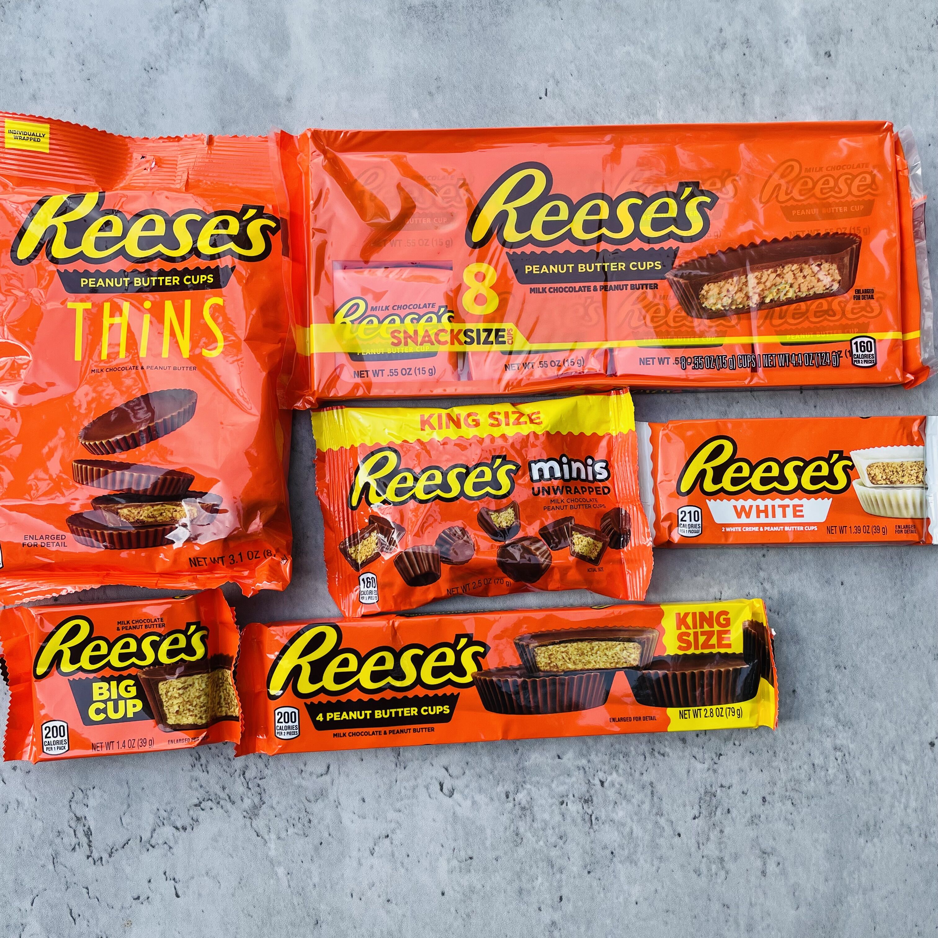 美国进口Reese‘s瑞斯花生牛奶巧克力制品peanut butter cups