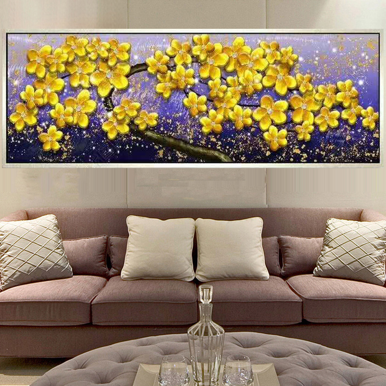 Gold Tree Diamonds DIY Rubik's Cube Cross stitch Hanging picture number Oil Painting a living room new patternin the Arts and crafts , Minority handicrafts , Mongolian features , 蒙古皮 painting category - from Buy2taobao.com to provide professional Taobao agent buy service