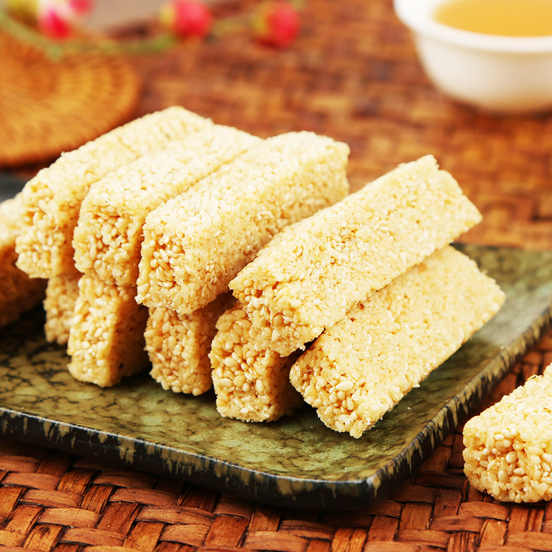 三河古镇特产中和祥芝麻酥糖安徽合肥传统食品手工老式糕点心零食