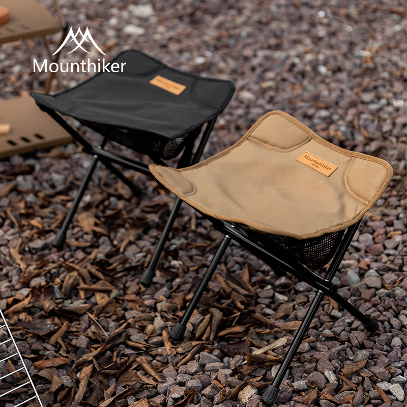 山之客户外折叠露营坐椅子铝合金野营便携式月亮小马扎钓鱼板凳子