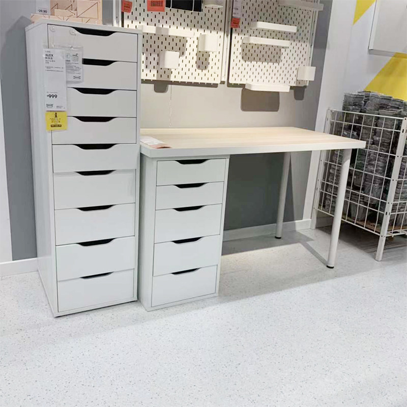 宜家家居代购储物柜_国内宜家阿来斯 九屉柜多层抽屉柜收纳储物柜家居