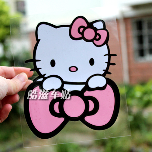 可爱hello kitty蝴蝶结款 遮盖划痕贴 车尾车身随意贴 汽车贴纸在类目 汽车/用品/配件/改装, 汽车外饰品/加装装潢/防护, 汽车外饰品, 汽车装饰贴中 - 来自Buy2taobao.com提供专业的淘宝代购服务