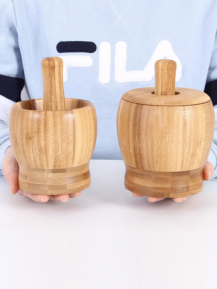 捣蒜器家用老式手动蒜臼子蒜蓉搅碎器捣药罐磨药钵切绞拉蒜泥神器