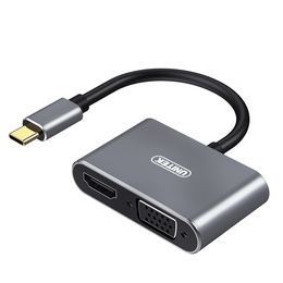 优越者typec转hdmi扩展坞拓笔记本适用ipadpro华为手机显示电视vga投影仪转接头usb口macbook苹果电脑转换器
