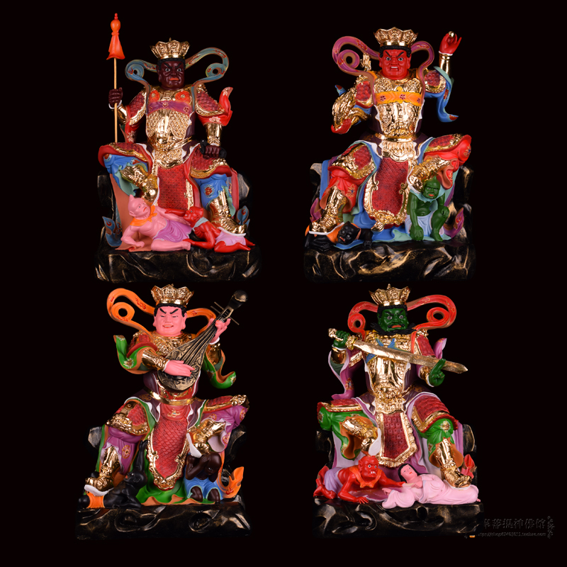 19寸坐四大天王佛像佛教四大金刚护
