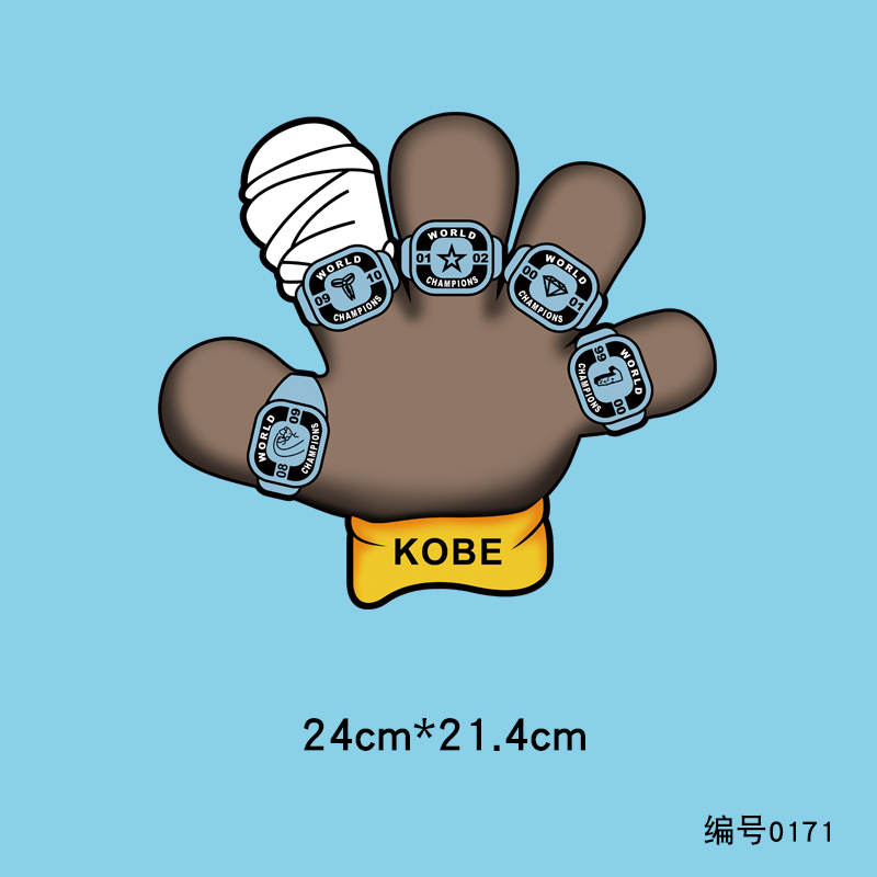 Kobe Bryant Basketball NBA Champion Fingers Offset Hot stamping Class A clothing accessories Cloth sticker Heat transfer adhesivein the Home Fabric , Sew DIY Material,Tools and finished products , Sew DIY Fitting/Accessories/Accessories , Fabric sticker category - from Buy2taobao.com to provide professional Taobao agent buy service