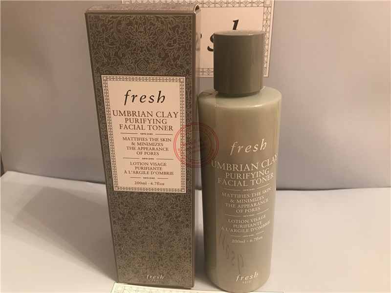 特价Fresh馥蕾诗意大利白泥控油净肤精华水200ml 去黑头收毛孔