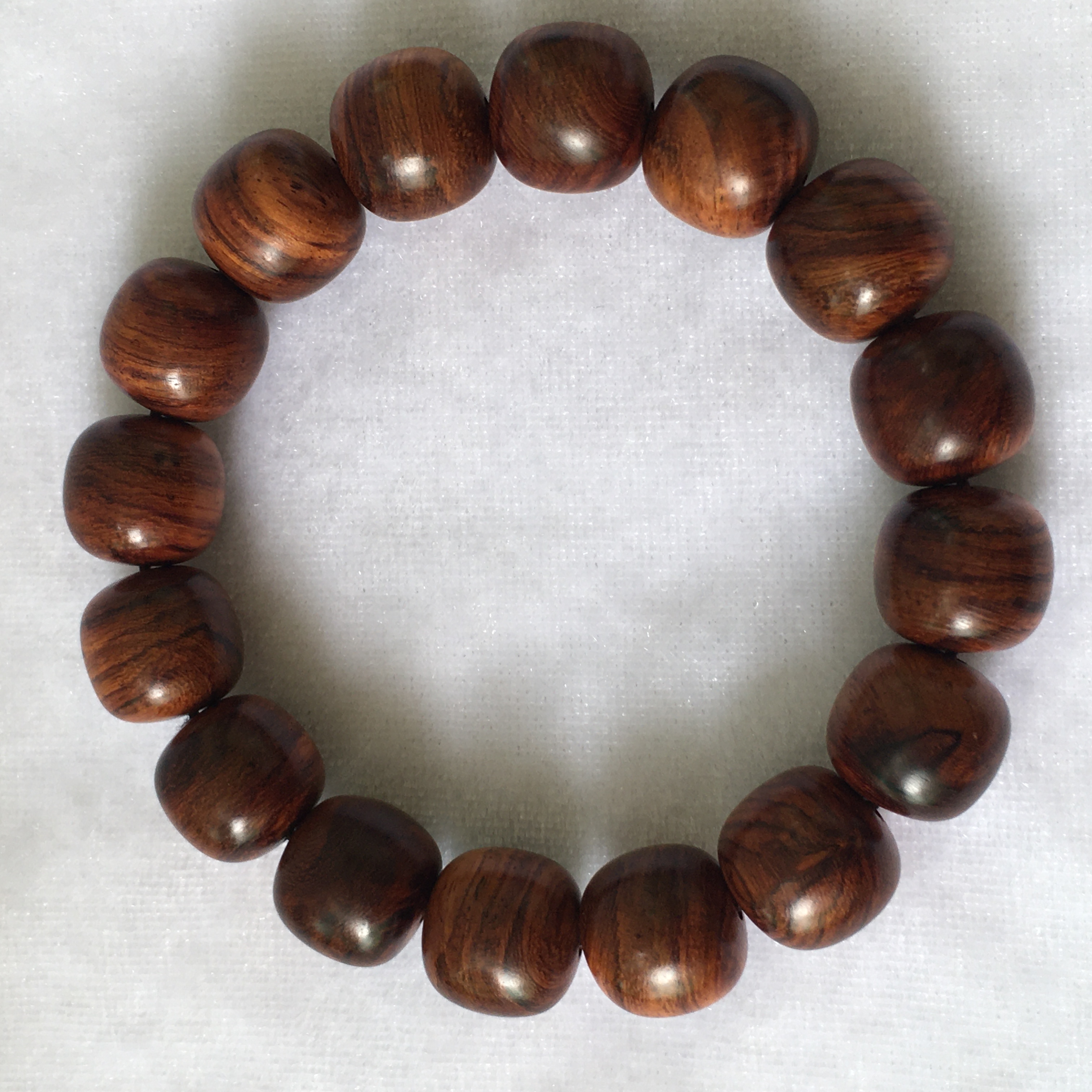 海南黄花梨手串油梨老型珠13x14手串桶珠海黄手串文玩佛珠手链