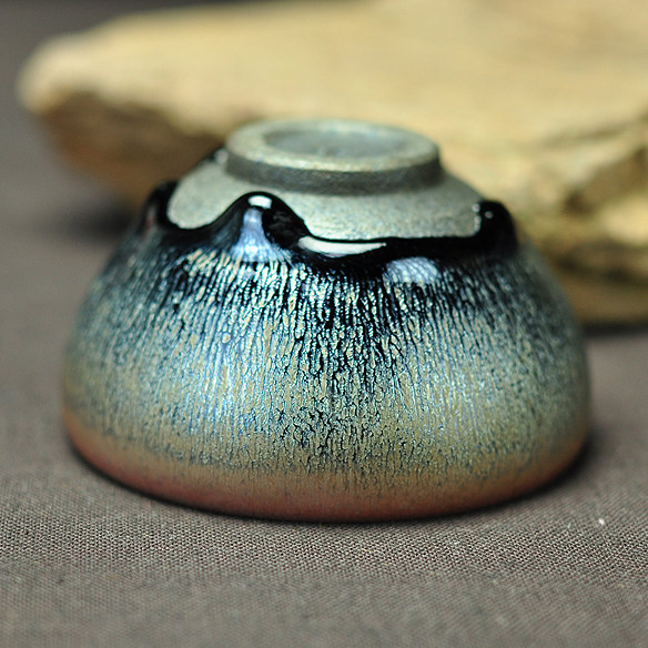 【陈国文】建盏新生代工艺师《银毫对盏》